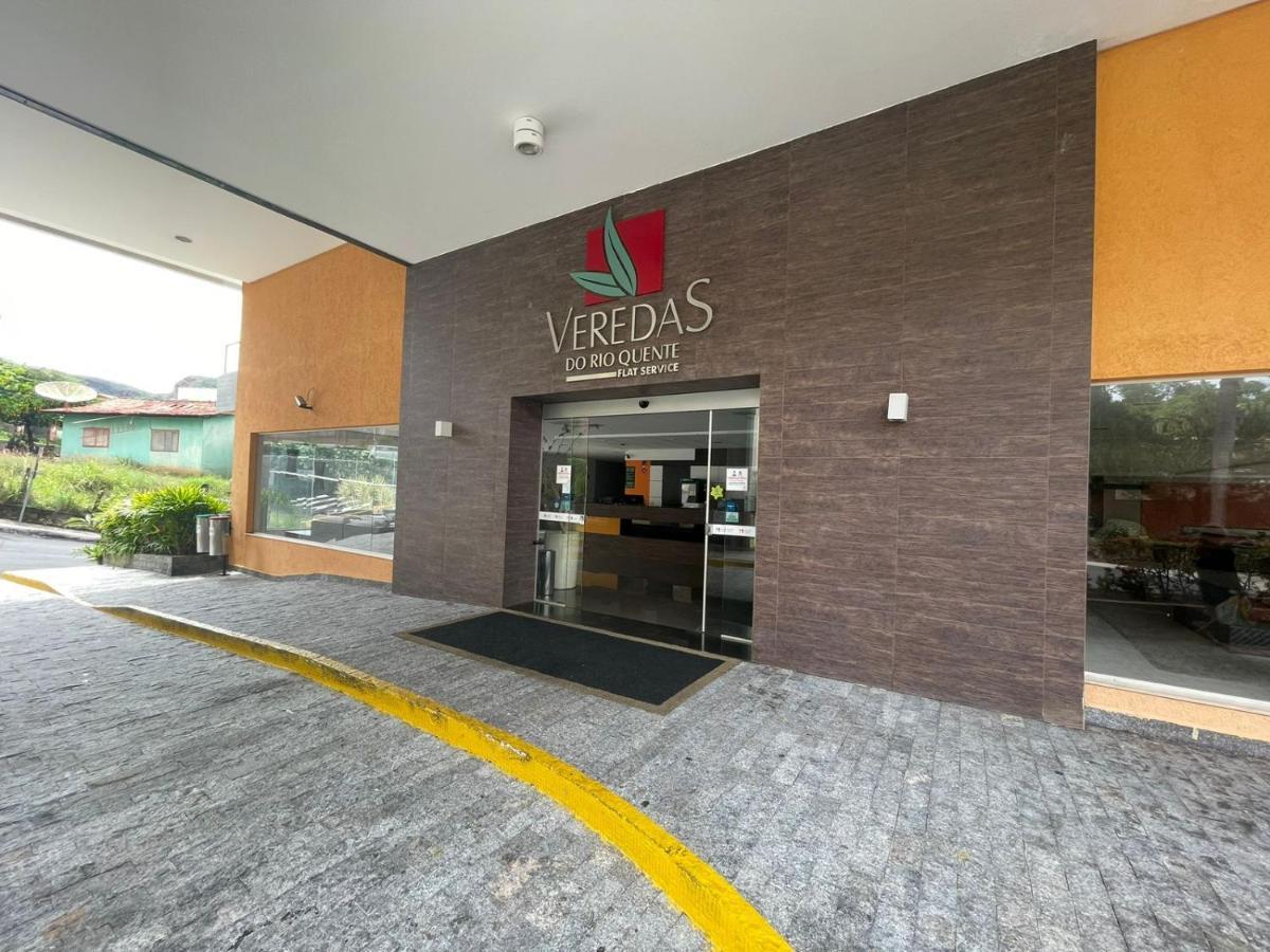 Flat 501 - Condominio Veredas Do Rio Quente - Diferenciado Com Ar Na Sala E No Quarto Exterior foto