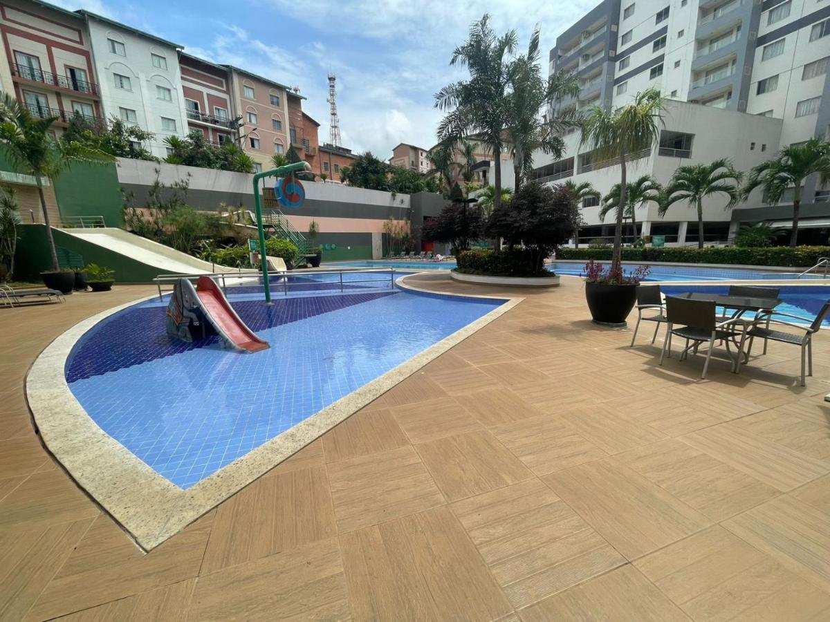 Flat 501 - Condominio Veredas Do Rio Quente - Diferenciado Com Ar Na Sala E No Quarto Exterior foto