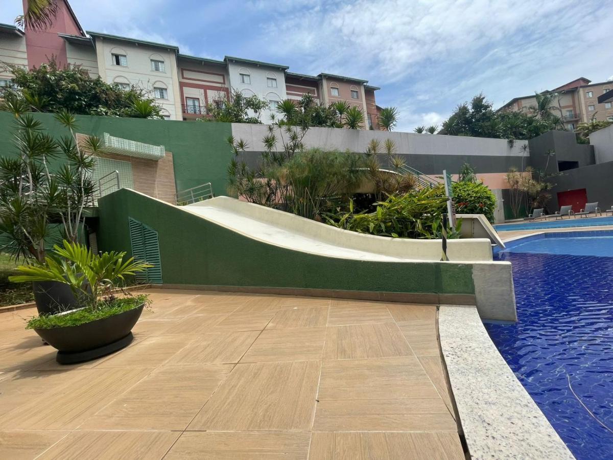 Flat 501 - Condominio Veredas Do Rio Quente - Diferenciado Com Ar Na Sala E No Quarto Exterior foto