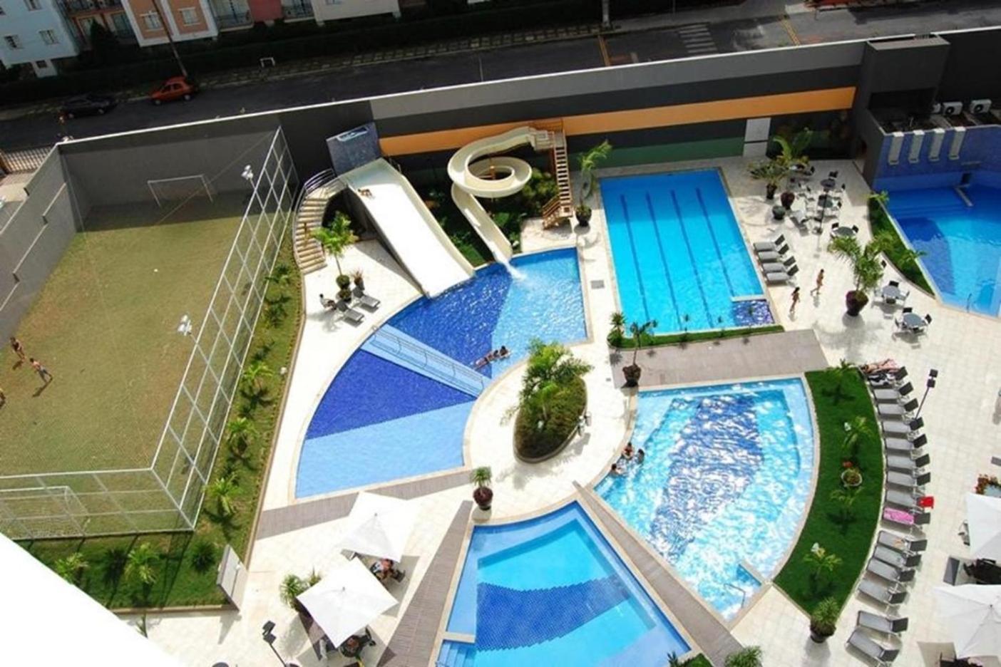 Flat 501 - Condominio Veredas Do Rio Quente - Diferenciado Com Ar Na Sala E No Quarto Exterior foto