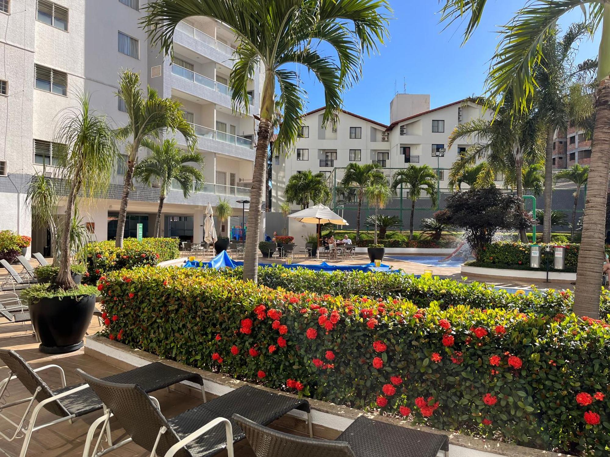 Flat 501 - Condominio Veredas Do Rio Quente - Diferenciado Com Ar Na Sala E No Quarto Exterior foto